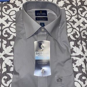 NWT Men’s Stafford Dress Shirt - Size 16